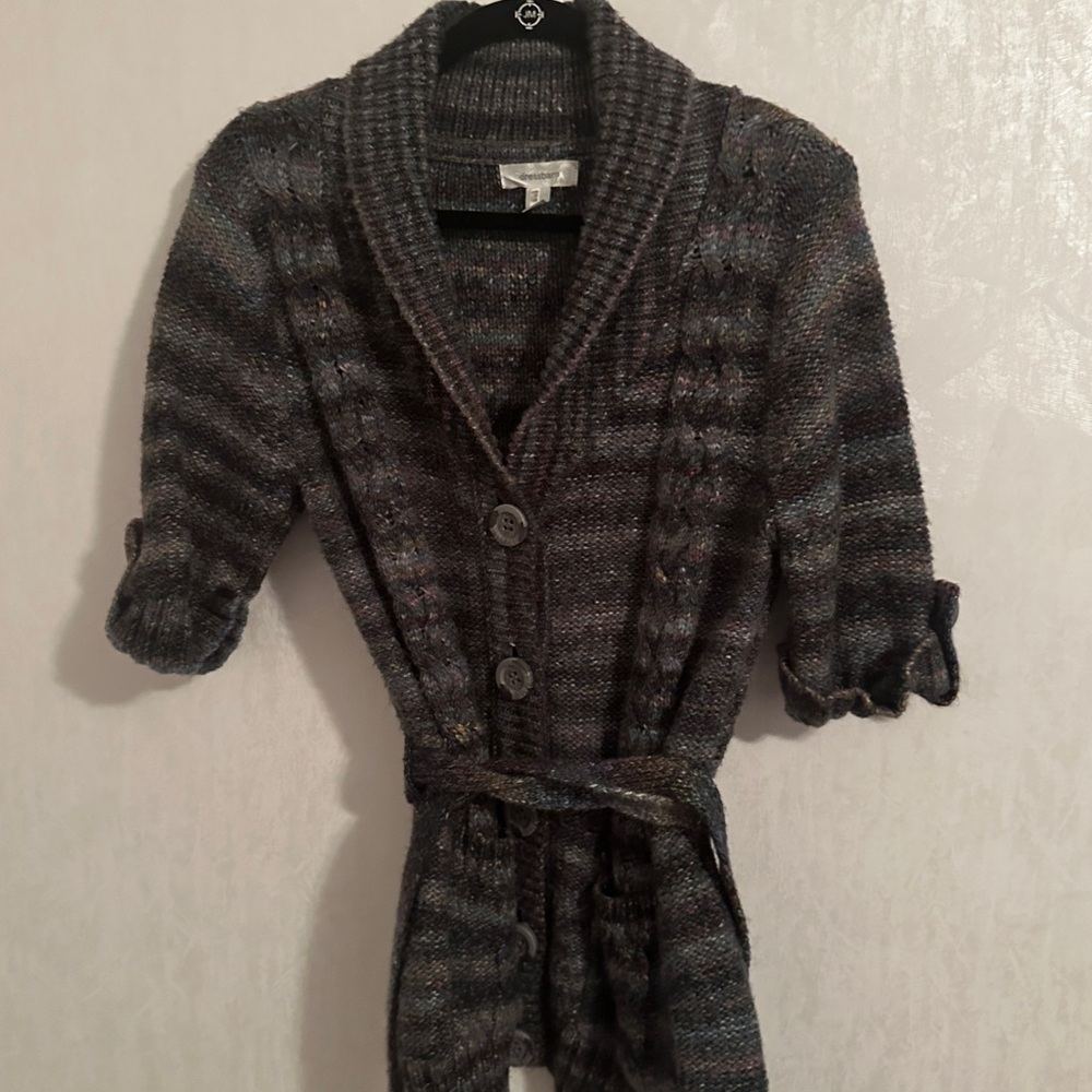 Dress Barn belted sweater